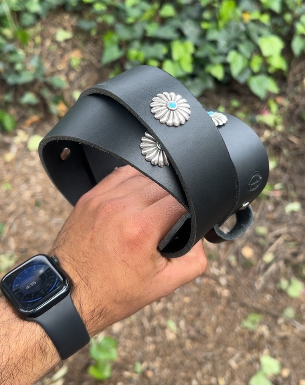 Women’s Concho Leather Belt