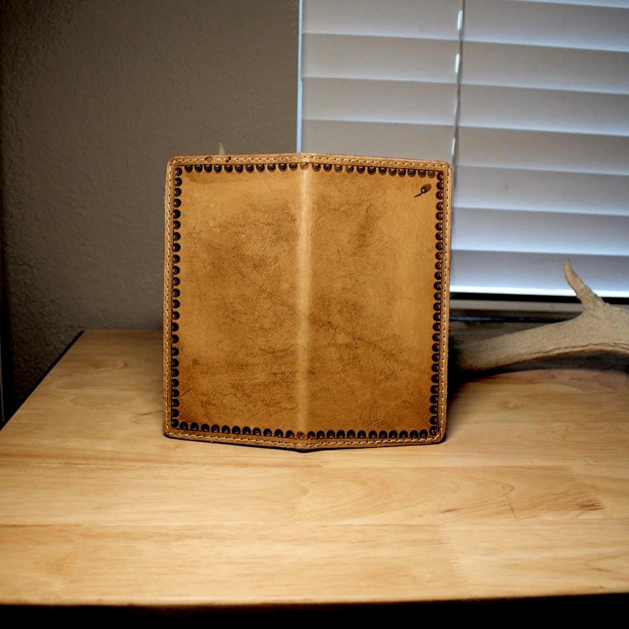 Hand Tooled Leather Rodeo Wallet
