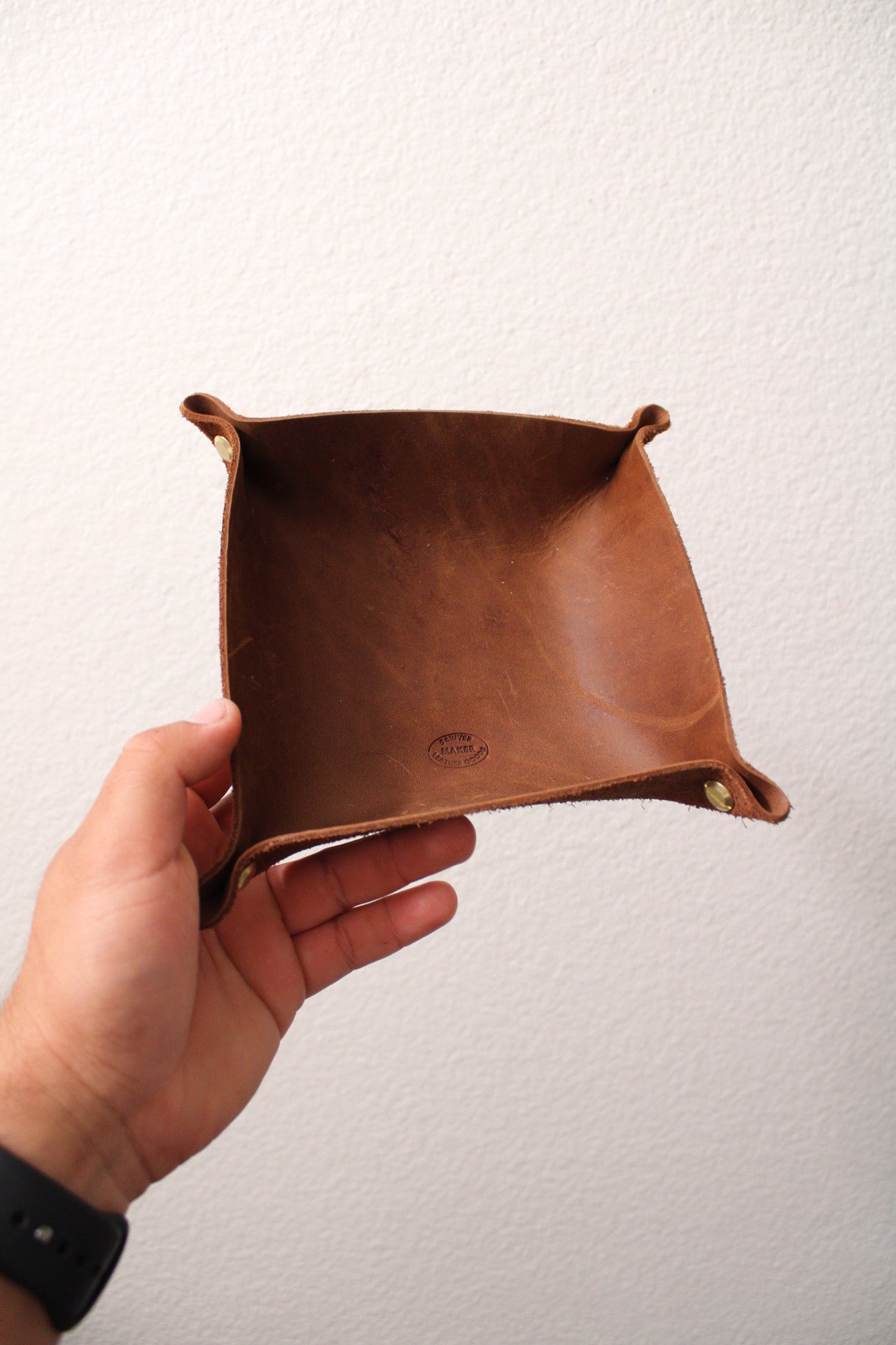 Leather Catchall Tray