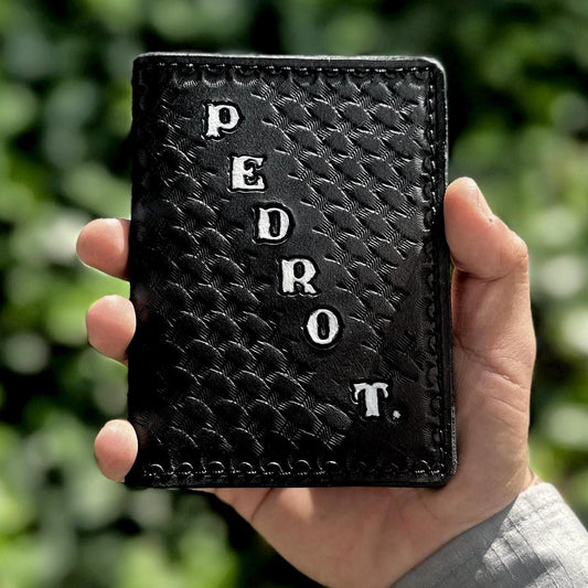 Hand Tooled  Bifold Leather Wallet