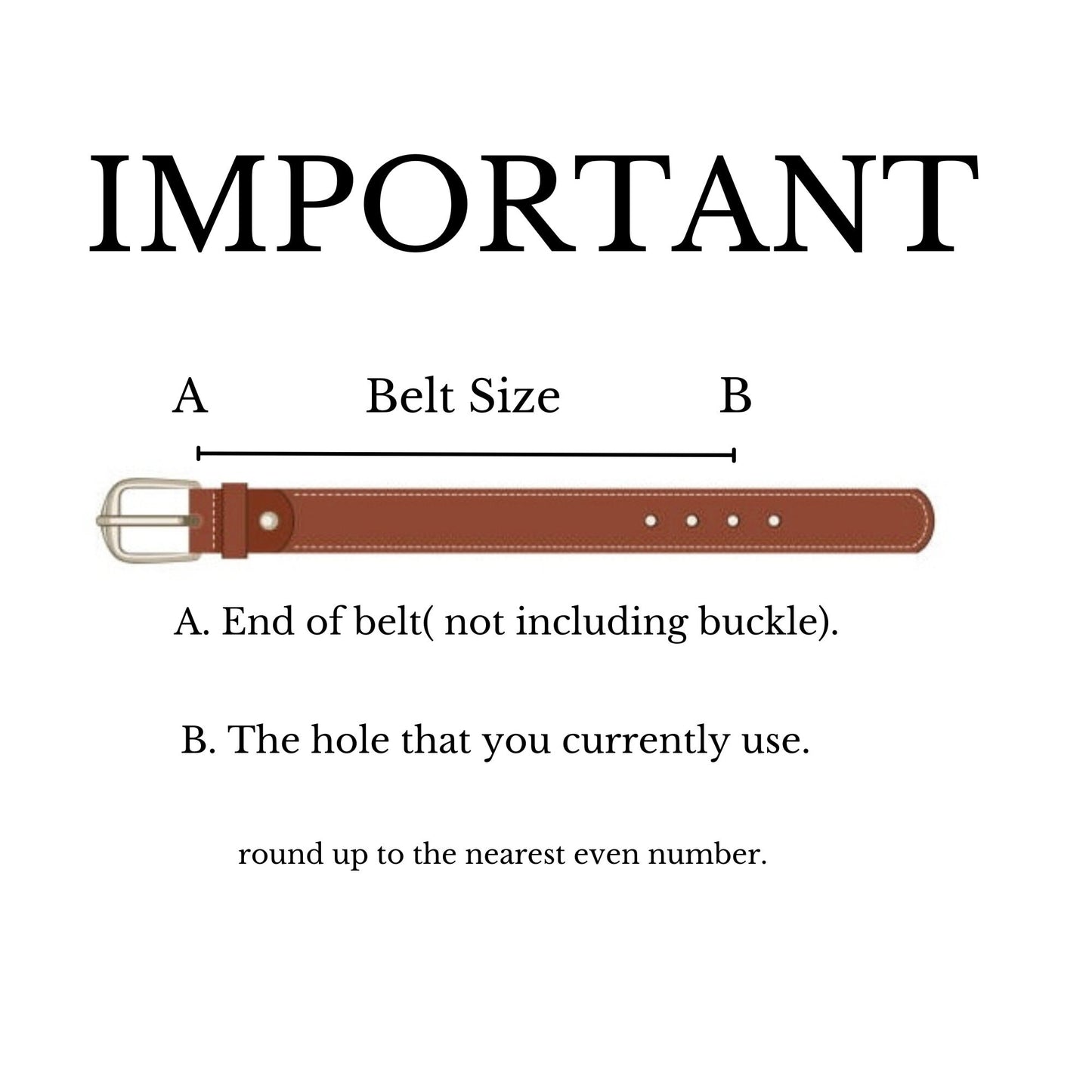 Hand Tooled Leather Belt