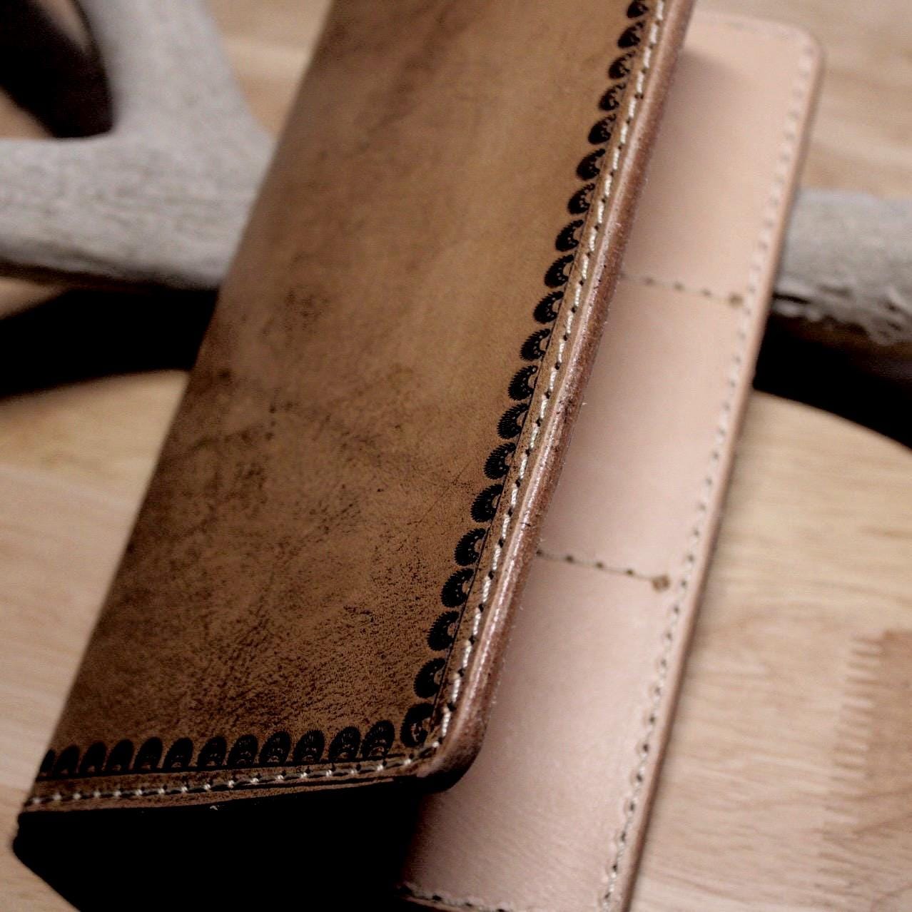 Hand Tooled Leather Rodeo Wallet