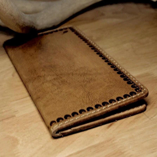 Hand Tooled Leather Rodeo Wallet